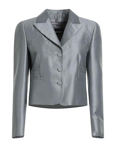 GIORGIO ARMANI Blazer Grey 94% Silk, 6% Polyamide
