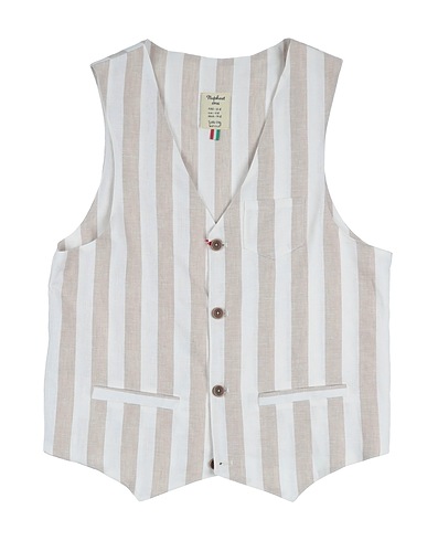 NUPKEET Waistcoat Sand 55% Linen, 45% Viscose