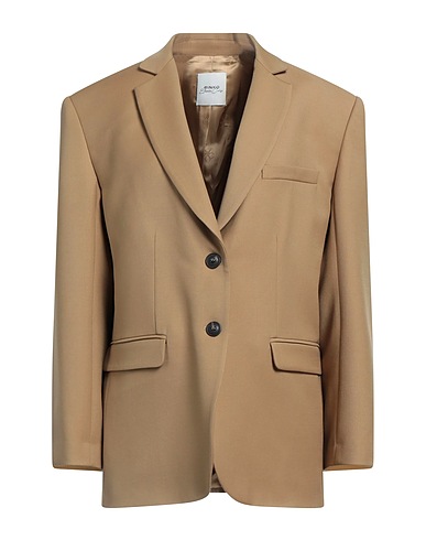 PINKO Blazer Camel 76% Wool, 22% Viscose, 2% Elastane