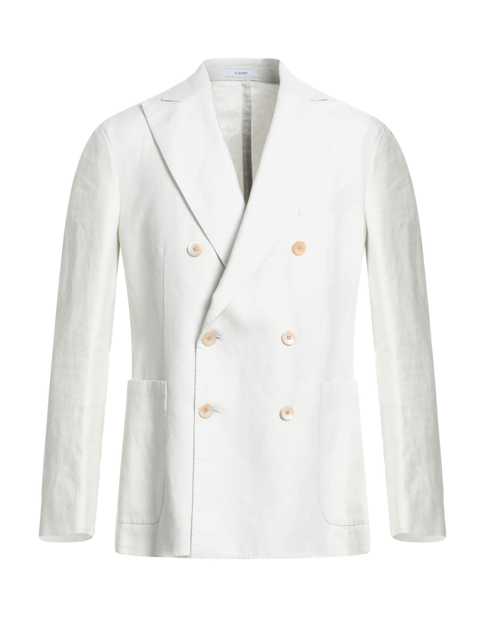 【美品】BOGLIOLIベージュ テーラードジャケット48 BOGLIOLI ボリオリ K.JACKET リネンコットンテーラード