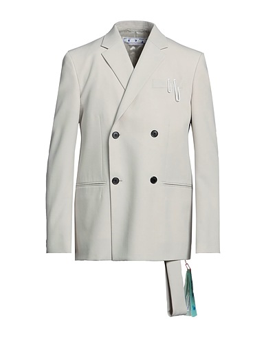 OFF-WHITE™ Blazer Light grey 100% Virgin Wool