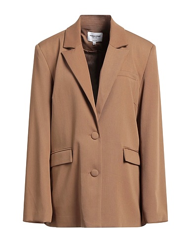 NA-KD Blazer Camel 80% Polyester, 16% Viscose, 4% Elastane