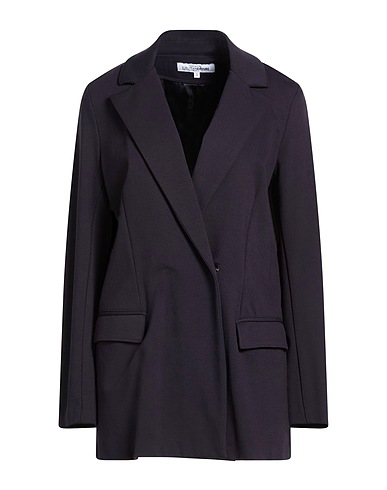 EUROPEAN CULTURE Blazer Midnight blue 63% Viscose, 27% Polyamide, 5% Elastane, 5% Cotton