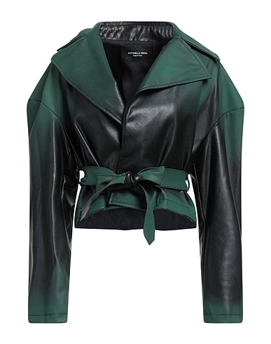 ANTONELLA RIZZA Blazer Green 100% Polyurethane, Viscose, Elastane