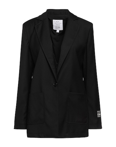 ARMANI EXCHANGE Blazer Black 65% Polyester, 32% Viscose, 3% Elastane