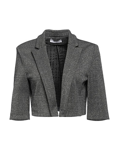 FELEPPA Blazer Grey 40% Polyester, 39% Cotton, 14% Nylon, 6% Metallic Polyester, 1% Elastane