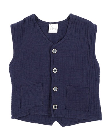KID'S COMPANY Waistcoat Midnight blue 100% Cotton