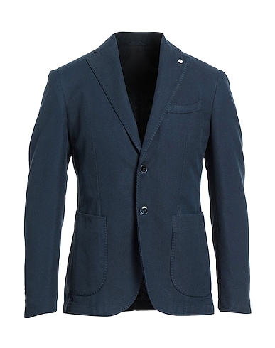 L.B.M. 1911 Blazer Midnight blue 70% Cotton, 28% Polyamide, 2% Elastane