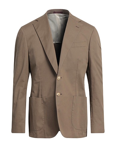 SARTITUDE Napoli Blazer Khaki 98% Cotton, 2% Elastane