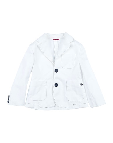 FAY Blazer White 97% Cotton, 3% Elastane