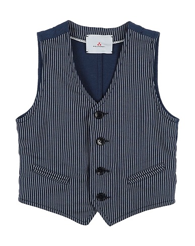 PEUTEREY Suit vest Midnight blue 94% Cotton, 6% Elastane
