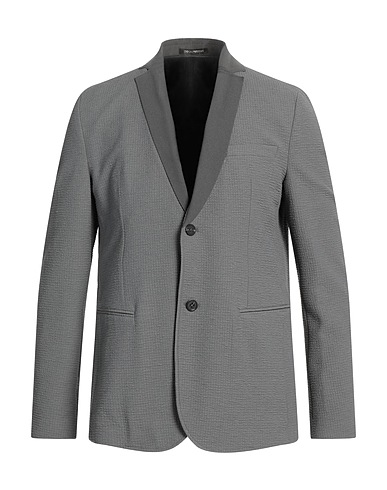 EMPORIO ARMANI Blazer Grey 76% Polyamide, 19% Cotton, 5% Elastane