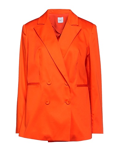 ELEONORA STASI Giacca Arancione 97% Cotone, 3% Elastan