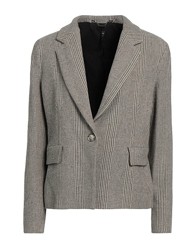 MANILA GRACE Jackett Maulwurfsgrau 50% Acryl, 25% Polyester, 20% Wolle, 5% Andere Fasern
