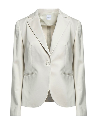 ELEONORA STASI Blazer Ivory 97% Cotton, 3% Elastane