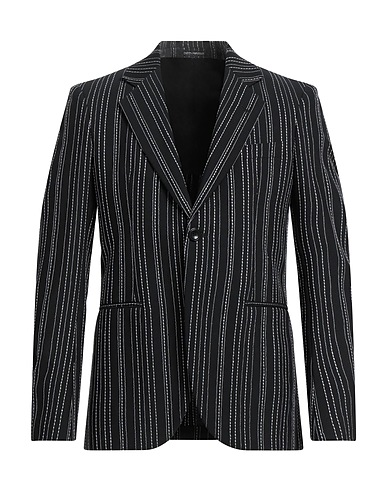 EMPORIO ARMANI Blazer Black 100% Virgin Wool, Polyester