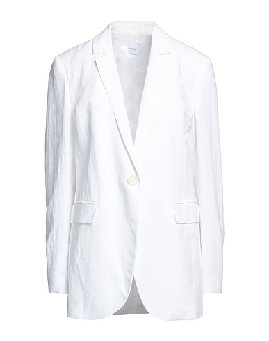 ELEONORA STASI Blazer White 60% Viscose, 40% Linen