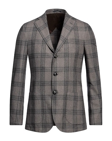 BARBA Napoli Blazer Taupe 55% Virgin Wool, 35% Cotton, 10% Silk