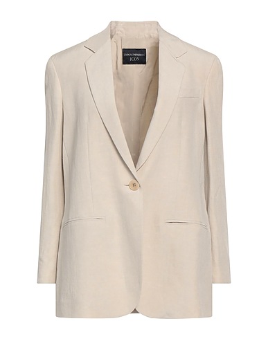 EMPORIO ARMANI Blazer Ivory 61% Linen, 39% Silk