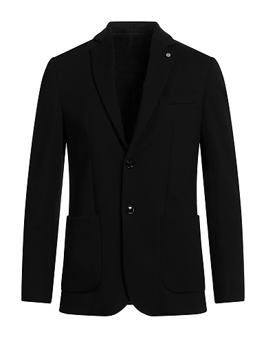 LIU •JO MAN Blazer Black 98% Wool, 2% Elastane