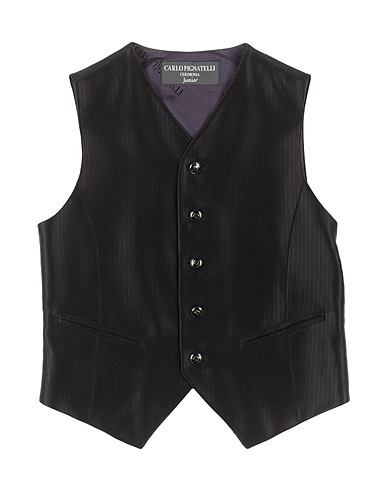 CARLO PIGNATELLI Waistcoat Black 60% Acetate, 40% Viloft®
