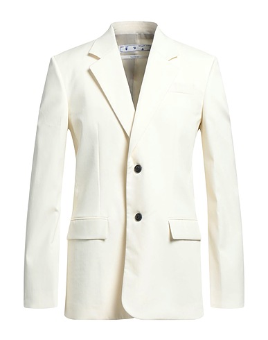 OFF-WHITE™ Blazer Ivory 100% Polyester