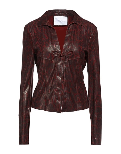 DROMe Blazer Chocolate brown 100% Lambskin