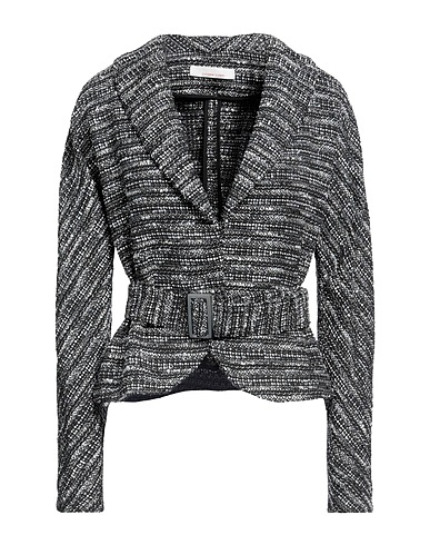 LIVIANA CONTI Blazer NERO 41% Poliestere, 39% Cotone, 9% Poliammide, 8% Acrilico, 3% Altre Fibre