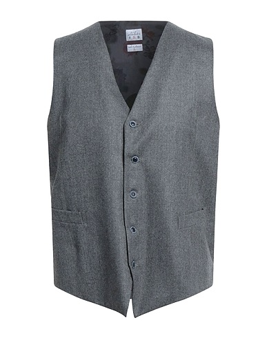 ATELIER F&B Waistcoat Grey 100% Wool