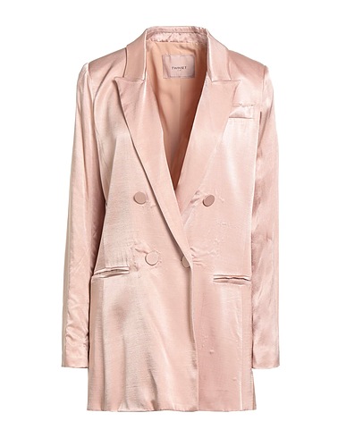 TWINSET Σακάκι Απαλό ροζ 100% Βισκόζη