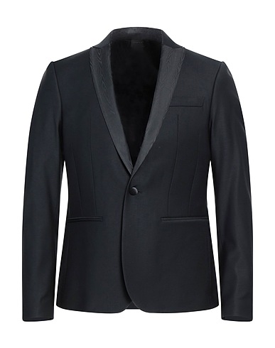 PATRIZIA PEPE Blazer Black 52% Polyester, 43% Wool, 5% Elastane