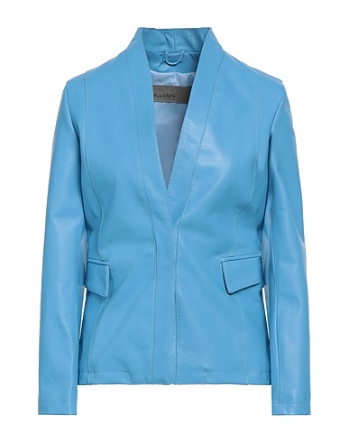GIORGIO BRATO Giacca Blu chiaro Pelle