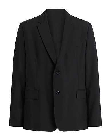 AMI ALEXANDRE MATTIUSSI Blazer Black 100% Virgin Wool