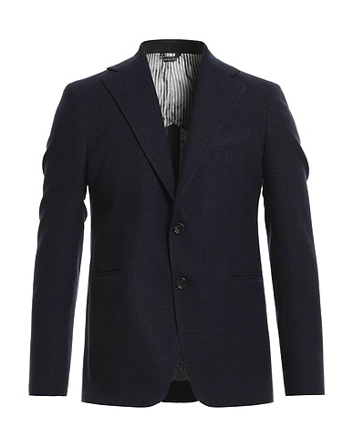 BRIAN DALES Blazer Midnight blue 100% Wool