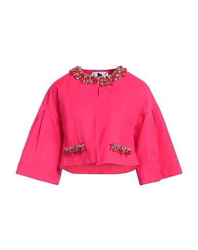 BLUMARINE Blazer 97% Cotton, 3% Elastane, Glass, PVC - Polyvinyl chloride, Elastic fibres