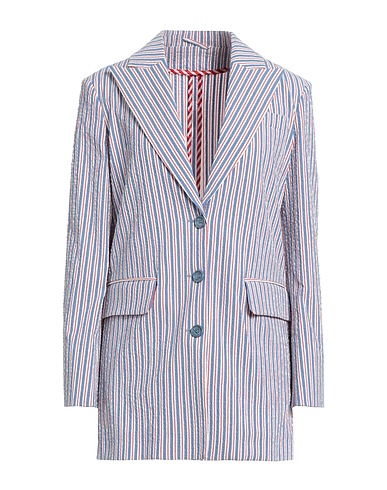 VI TO VI Blazer Blue 99% Cotton, 1% Elastane