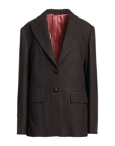 VI TO VI Blazer Chocolate brown 80% Virgin Wool, 20% Polyester