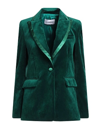 VIRNA DRÒ SUITS AND CO-ORDS Emerald green 100% Cotton