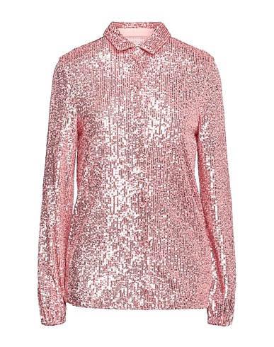 BE BLUMARINE Solid colour shirts & blouses Rose gold 100% Polyamide