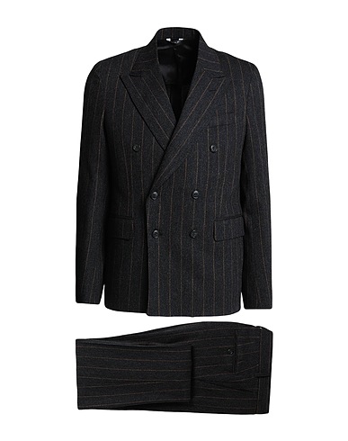 BRIAN DALES Suits Charcoal 96% Wool, 2% Cashmere, 2% Elastane