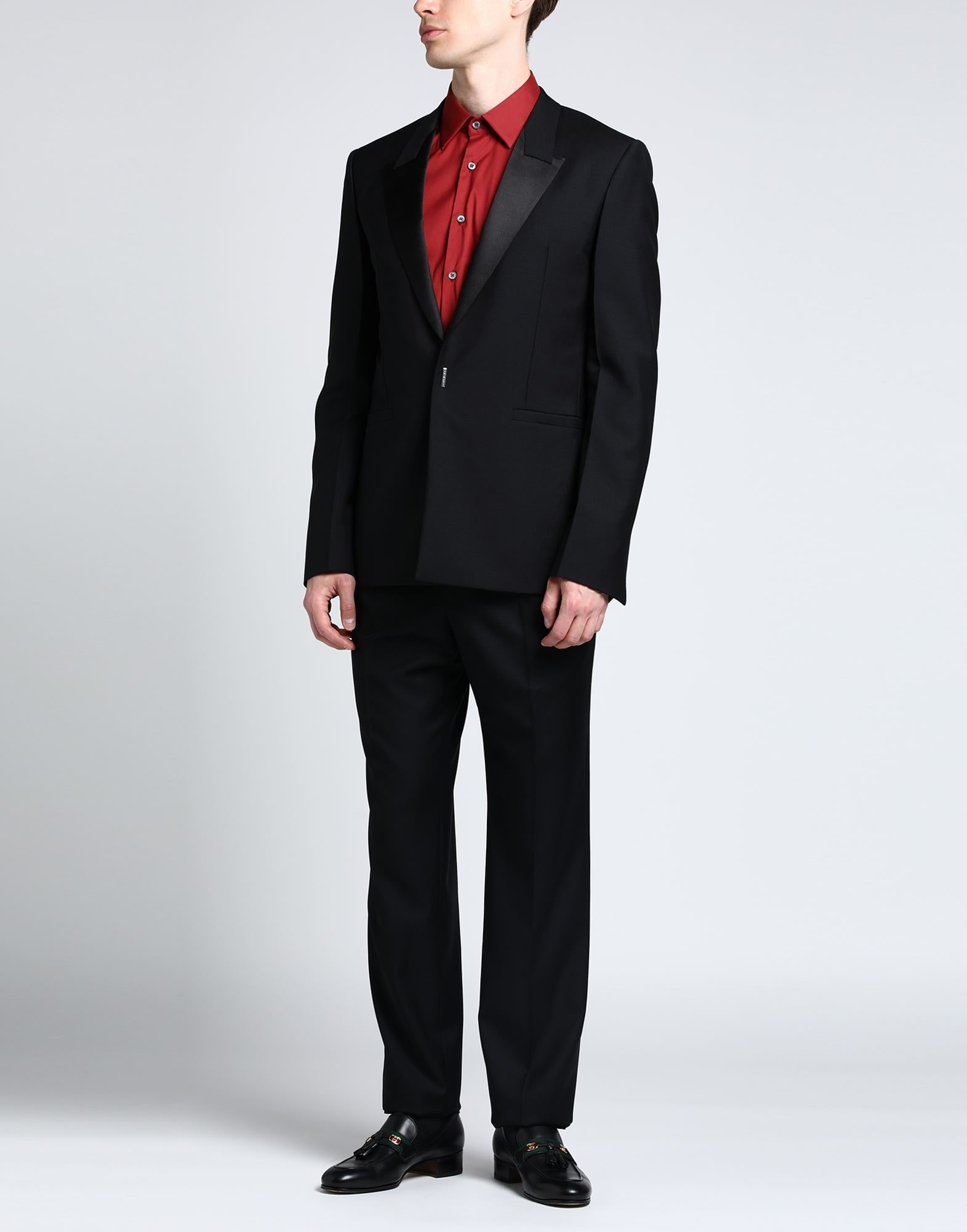 【ちー】GIVENCHY メンズ テーラード スーツ 48 黒 YOOX Online Fashion Design Shopping