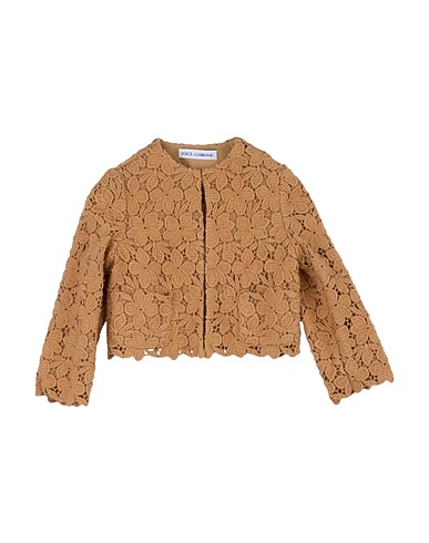 DOLCE&GABBANA Jacket Camel 46% Acrylic, 34% Wool, 16% Polyester, 4% Cashmere