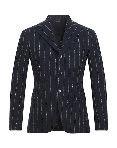 BRIAN DALES Blazer Midnight blue 94% Cotton, 6% Polyamide