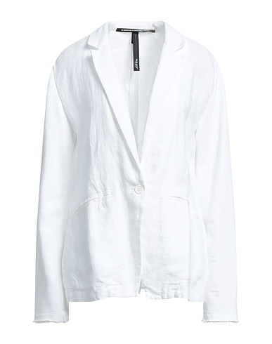 10DAYS Amsterdam Giacca Bianco 95% Cotone organico, 5% Elastan
