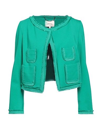 DOROTHEE SCHUMACHER Giacca Verde smeraldo 67% Viscosa, 28% Poliammide, 5% Elastan