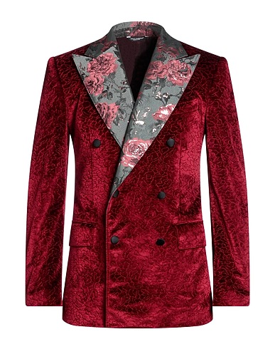 DOLCE&GABBANA Blazer Garnet 98% Polyester, 2% Metallic fiber