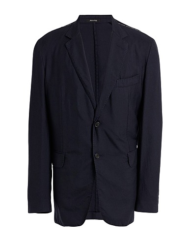 DUNHILL Blazer Navy 90% Cashmere, 10% Mulberry silk