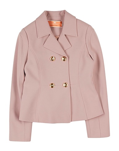ELISABETTA FRANCHI Blazer Light brown 95% Polyester, 5% Elastane