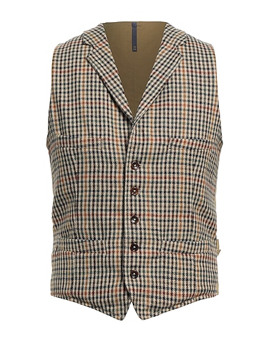 MONTEDORO Waistcoat Beige 100% Wool