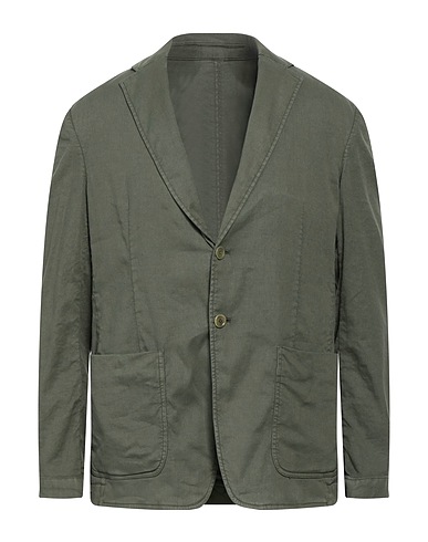 DONDUP Blazer Verde militare 54% Lino, 43% Lyocell, 3% Elastan